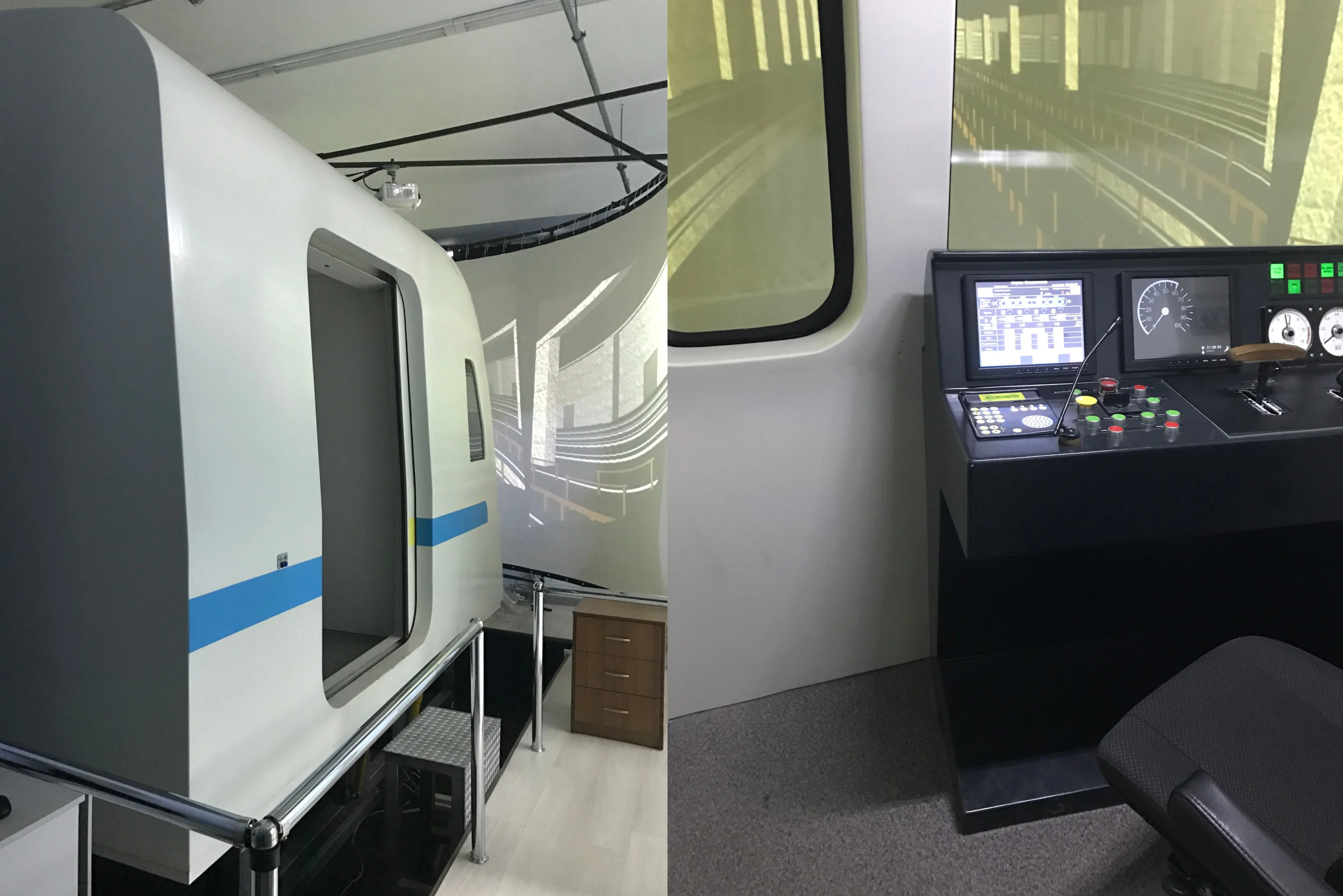 Kompleks symulatorów do nauki jazdy