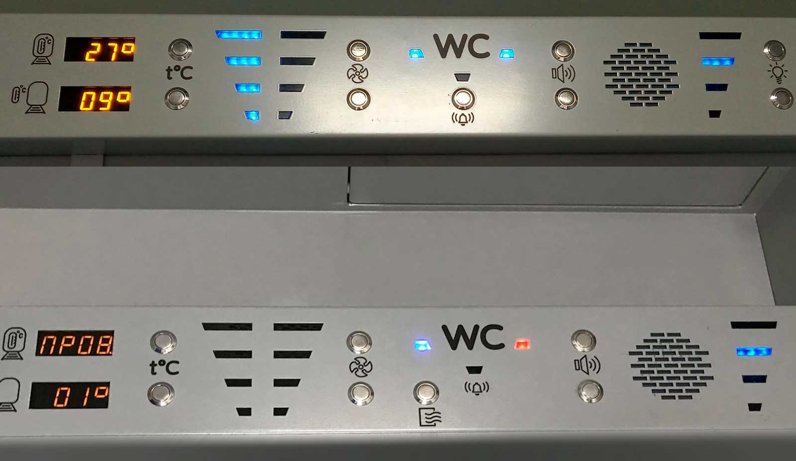 Konsole dla pasażerów i konduktorów