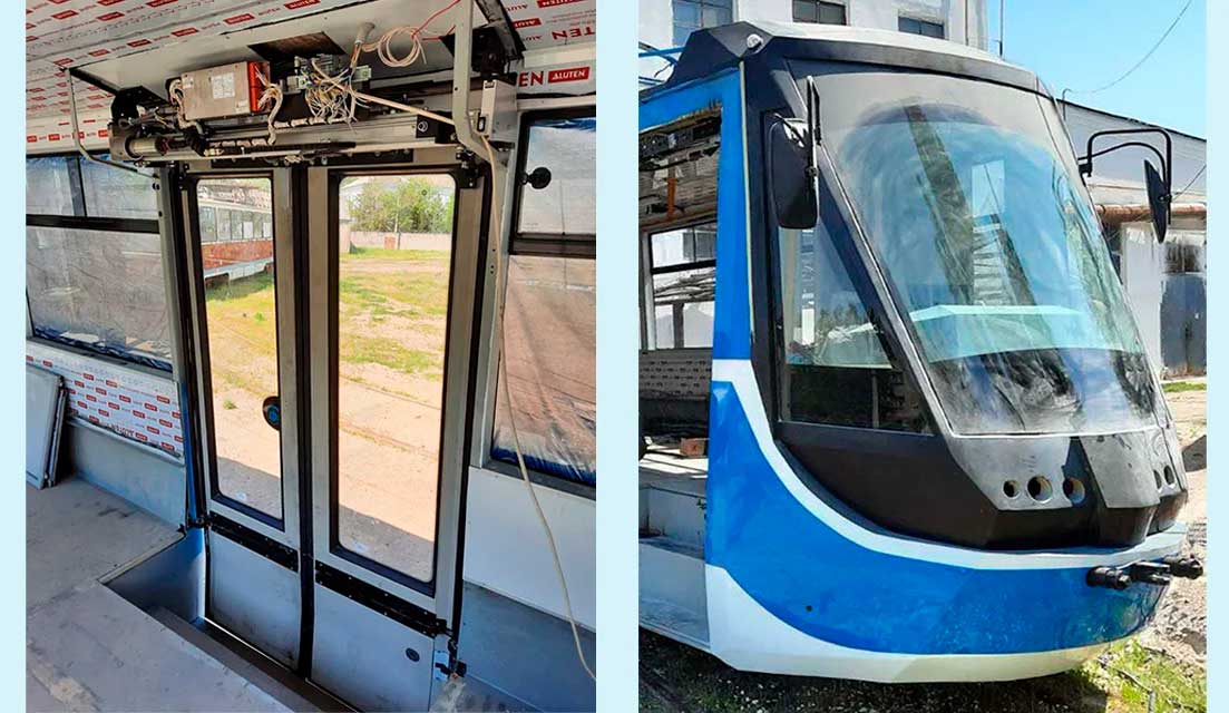 Комплект изделий экстерьера для трамвайных вагонов типа КТМ