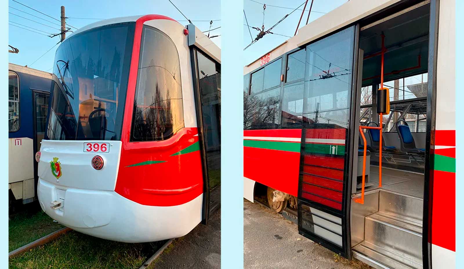 Комплект изделий экстерьера для трамвайных вагонов типа КТМ