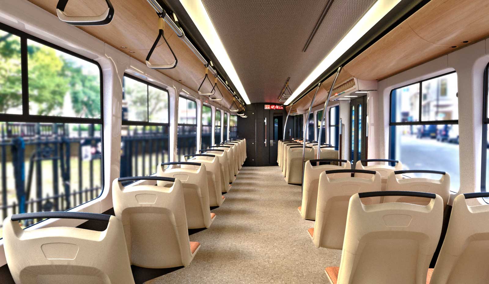 Zestaw wyrobów zewnętrznych i wewnętrznych do wagonów tramwajowych Tatra typu T3